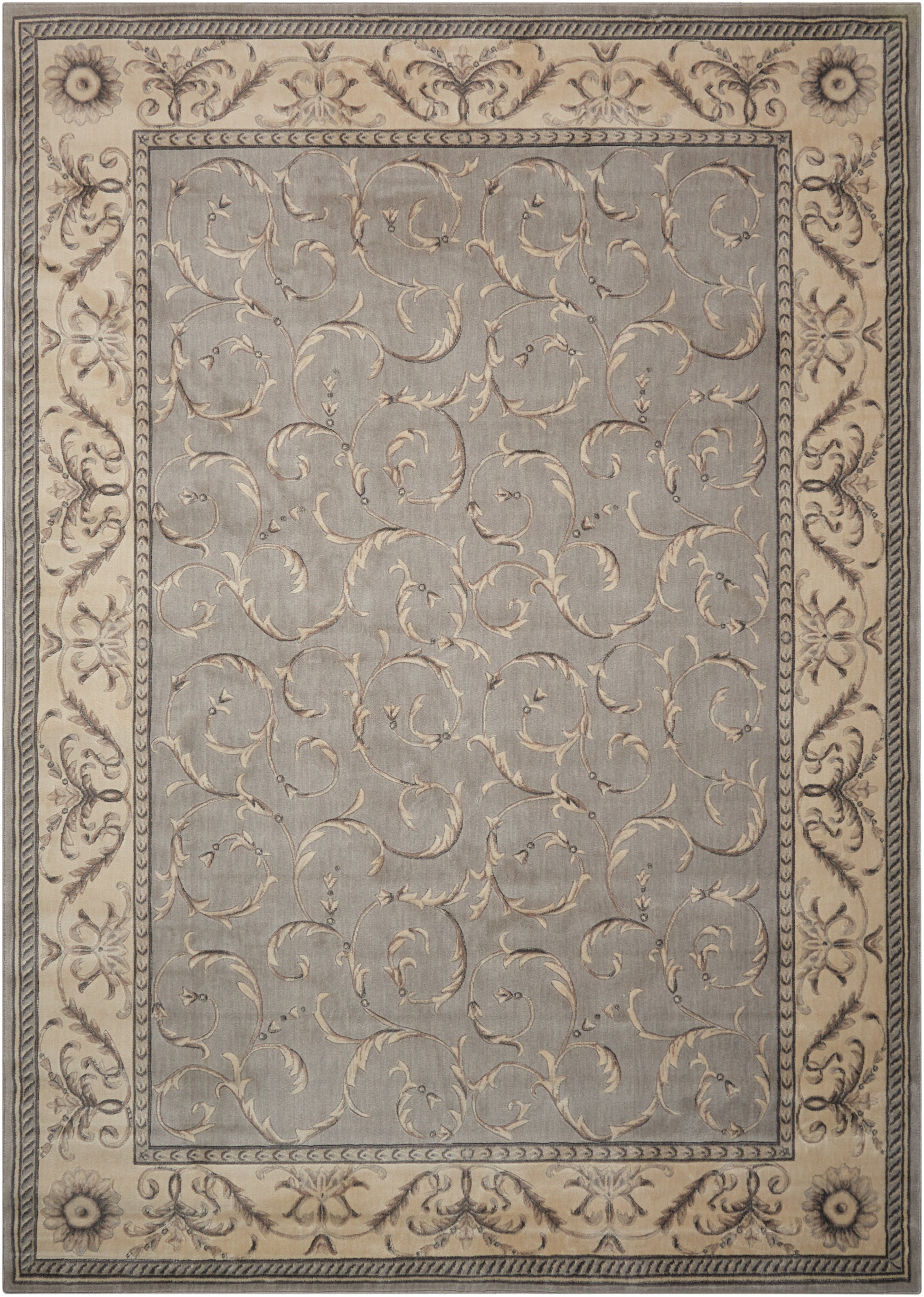 Nourison Home Somerset  Silver  Traditional