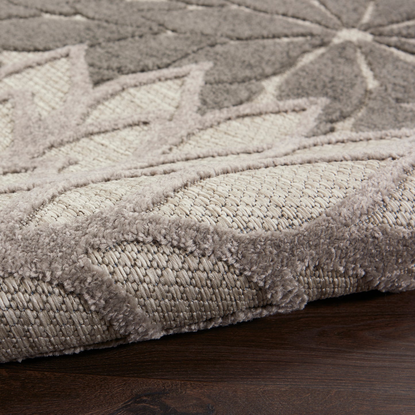 Nourison Home Aloha  Silver Grey  Contemporary