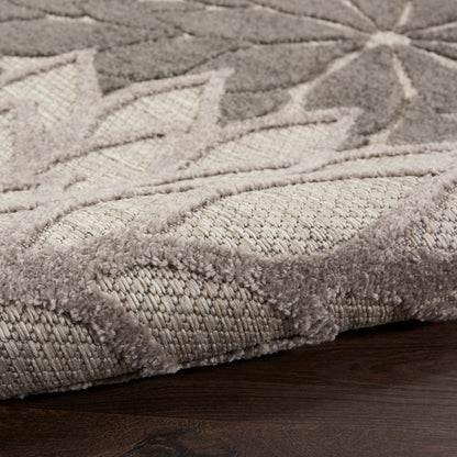 Nourison Home Aloha  Silver Grey  Contemporary