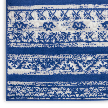 Nourison Home Whimsicle  Navy Ivory  Transitional