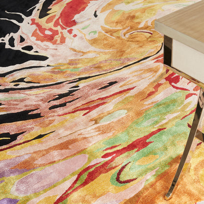 Nourison Home Prismatic  Multicolor  Contemporary