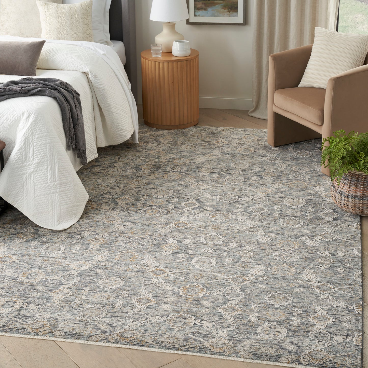 Nourison Home Lynx  Charcoal  Transitional