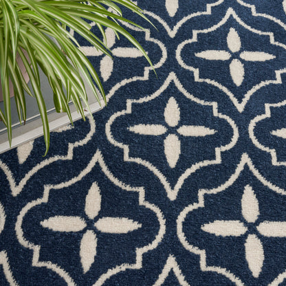 Nourison Home Nourison Essentials  Navy Ivory  Contemporary