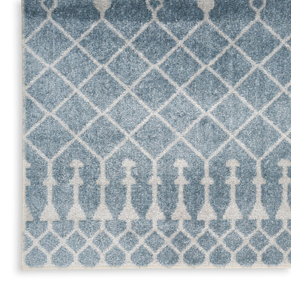 Nourison Home Astra Machine Washable  Blue  Transitional