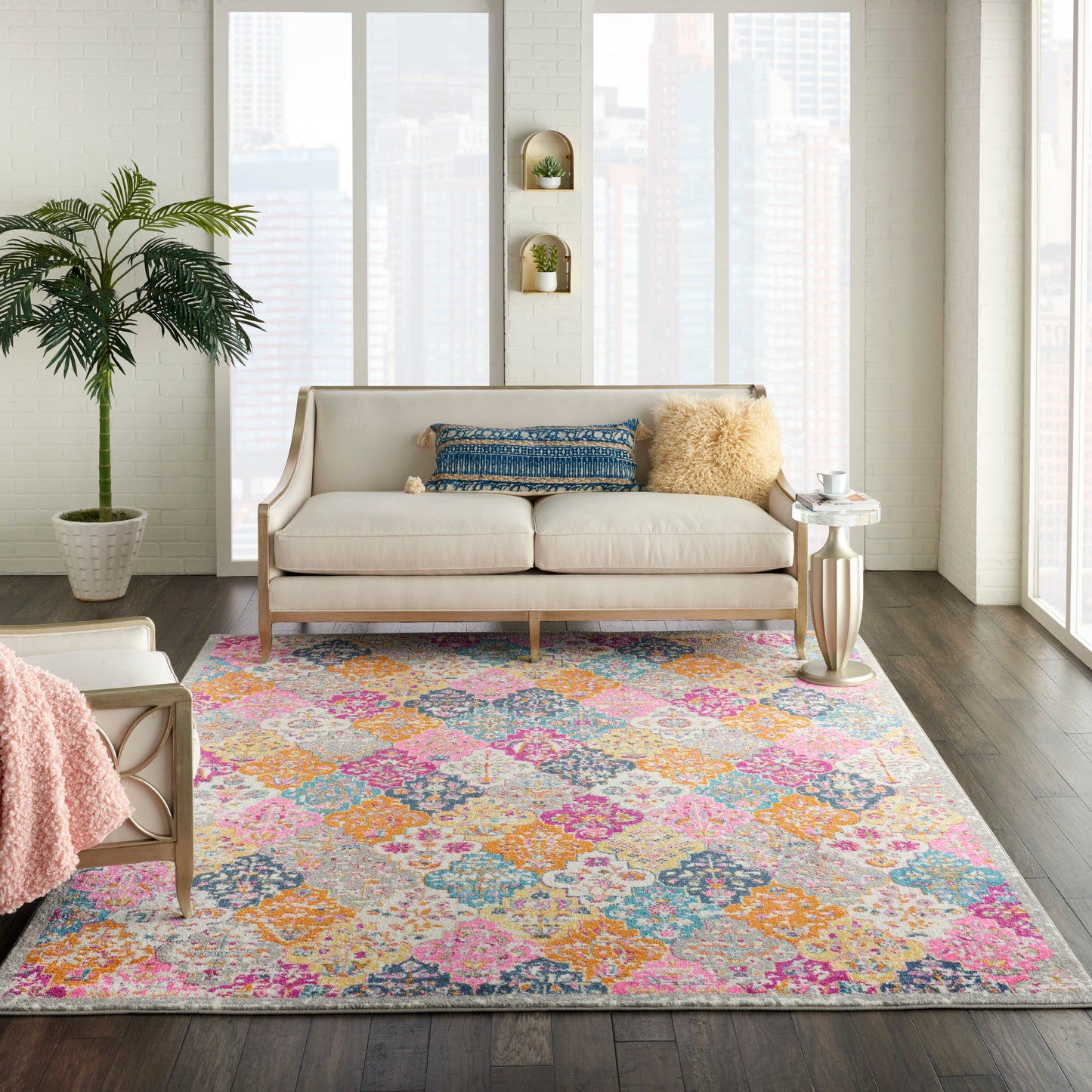 Nourison Home Passion  Multicolor  Transitional