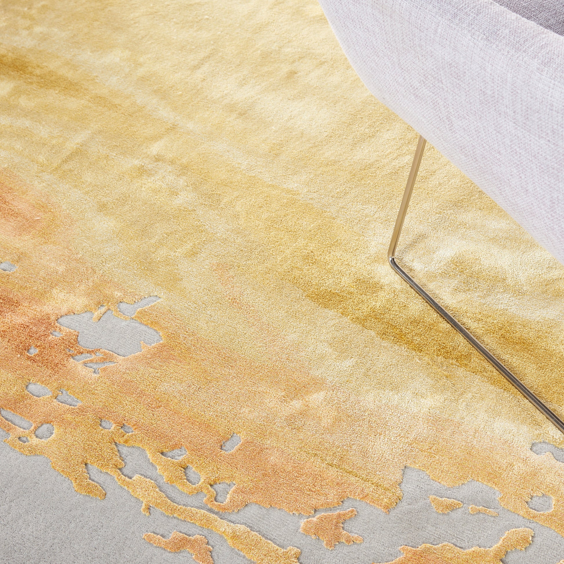 Nourison Home Prismatic  Grey Gold  Contemporary