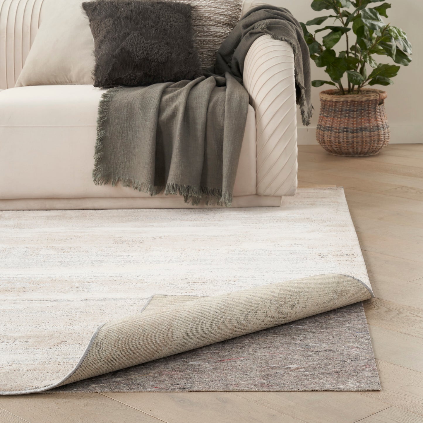 Nourison Home Rug-Loc  Tan  