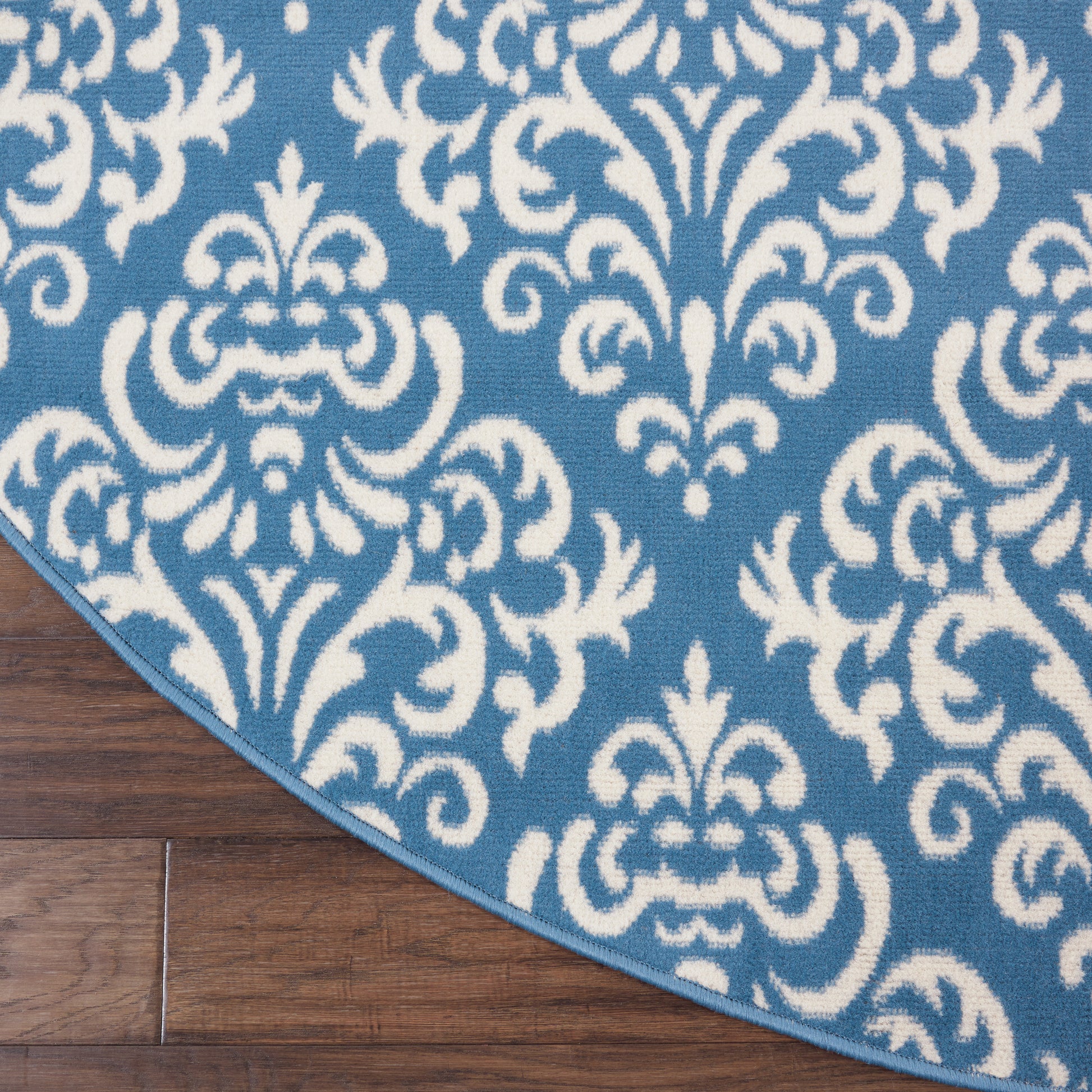 Nourison Home Grafix  Blue  Transitional