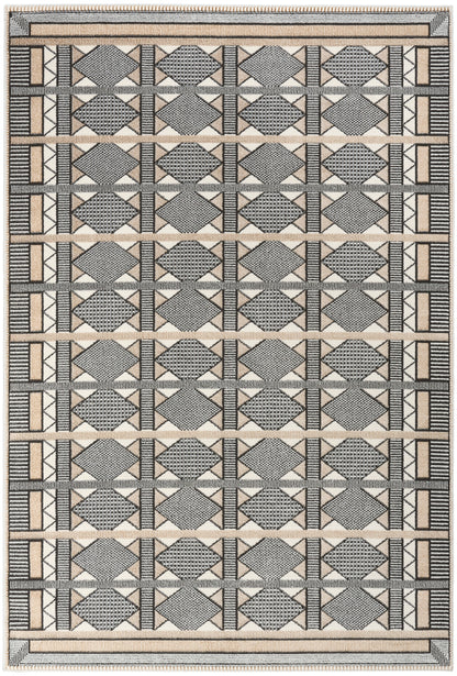 Nourison Home Nordic NRC06 Ivory Multicolor Contemporary Power-loomed Rug
