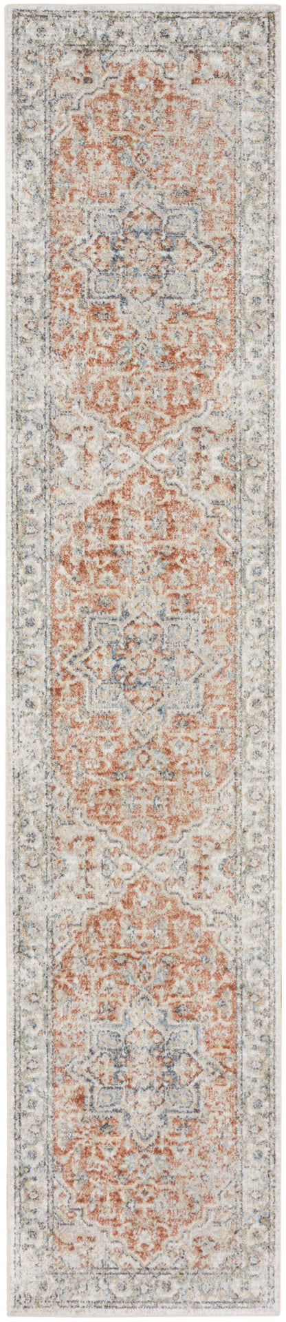 Nourison Home Astra Machine Washable ASW12 Gold Multicolor Traditional Power-loomed Rug
