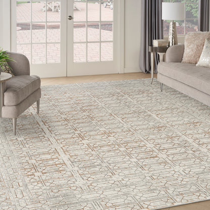 Nourison Home Desire  Ivory Beige  Contemporary