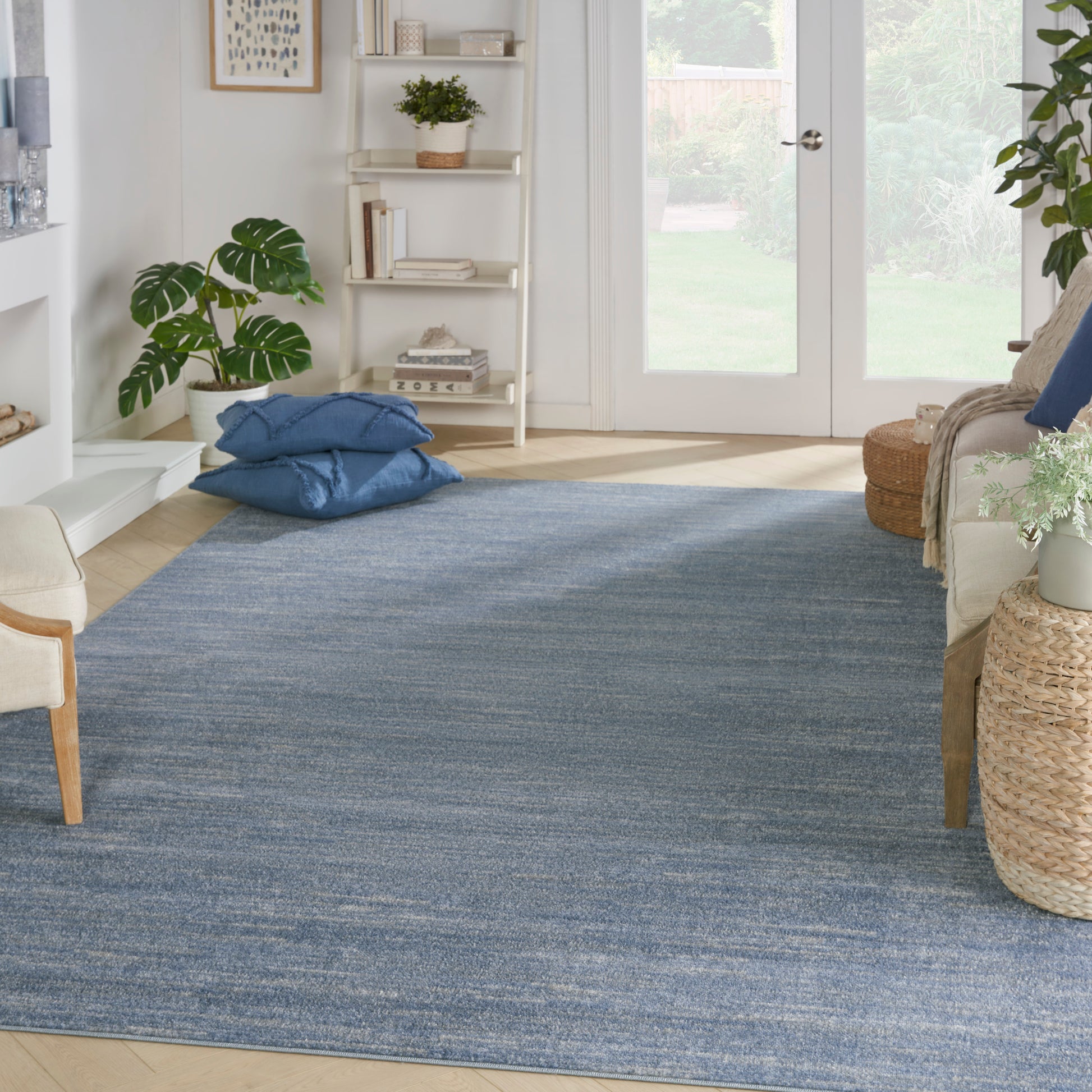 Nourison Home Nourison Essentials  Blue Grey  Contemporary