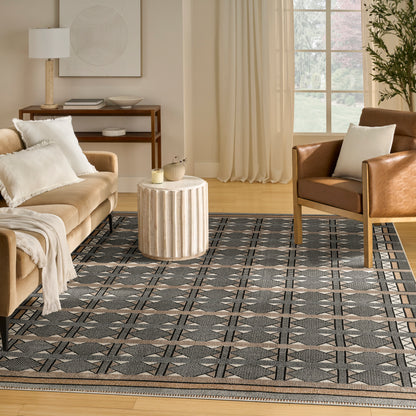 Nourison Home Nordic  Ivory Multicolor  Contemporary