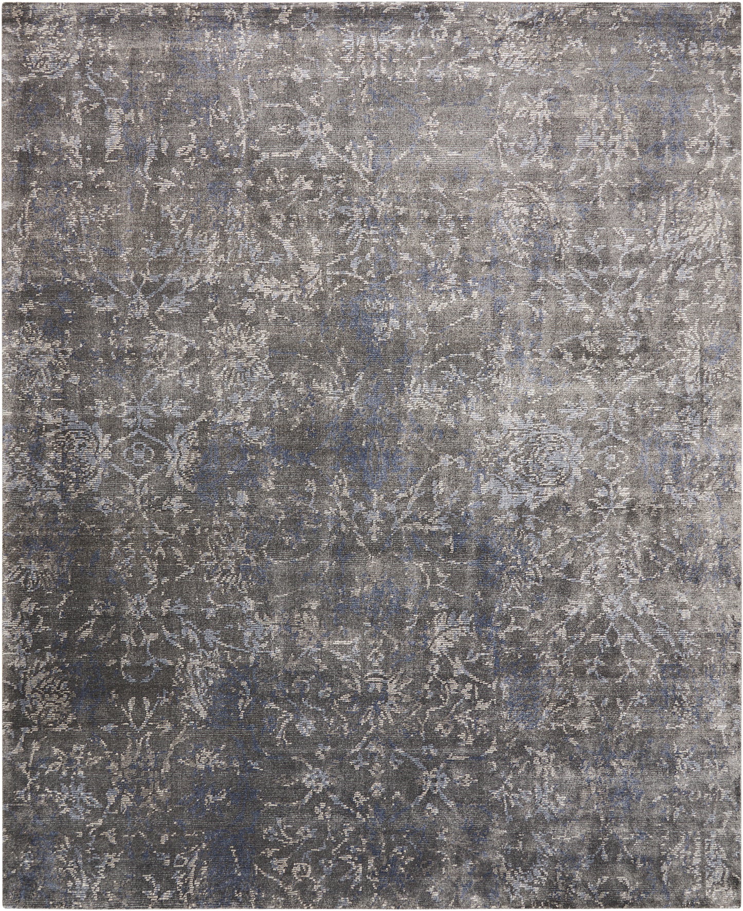 Nourison Home Lucent LCN04 Coal Transitional Knotted Rug