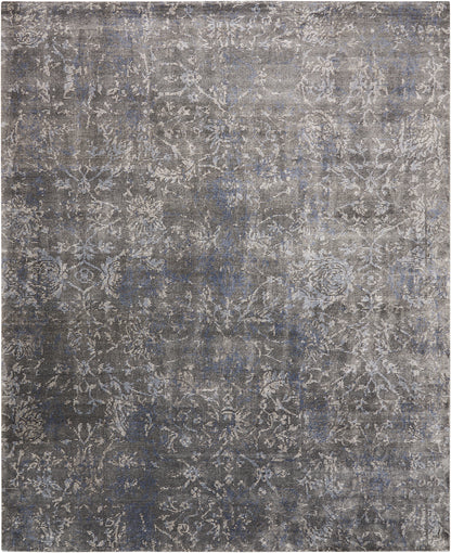 Nourison Home Lucent LCN04 Coal Transitional Knotted Rug