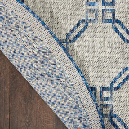 Nourison Home Country Side  Ivory Blue  Transitional