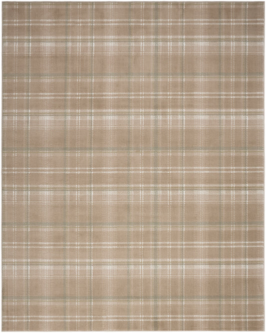 Nourison Home Grafix  Taupe  Contemporary
