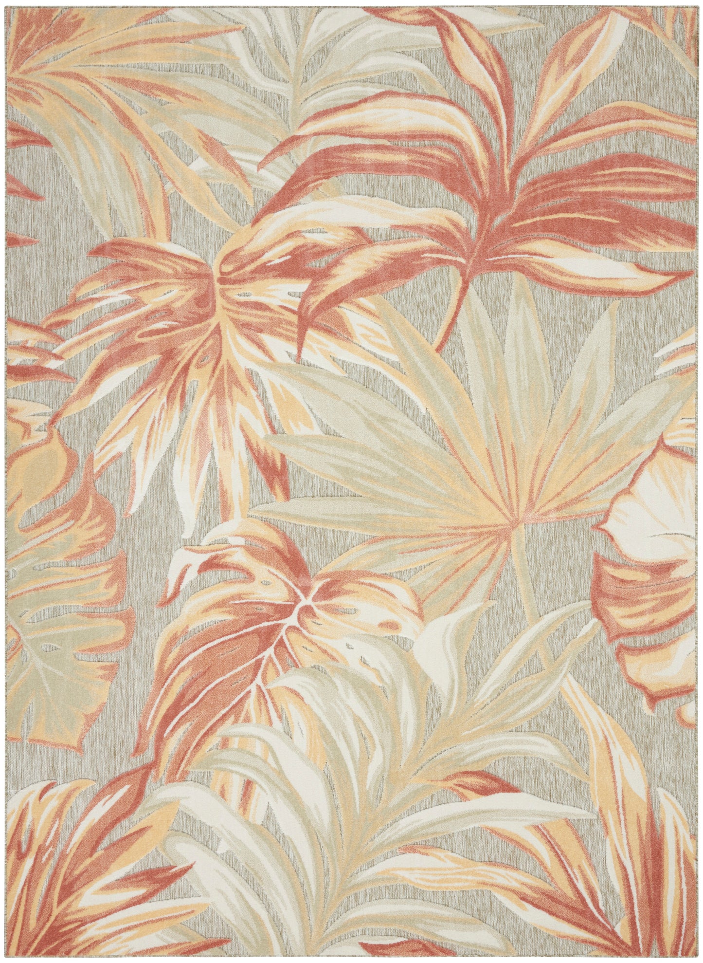 Nourison Home Aloha ALH43 Sage Rose Contemporary Power-loomed Rugs