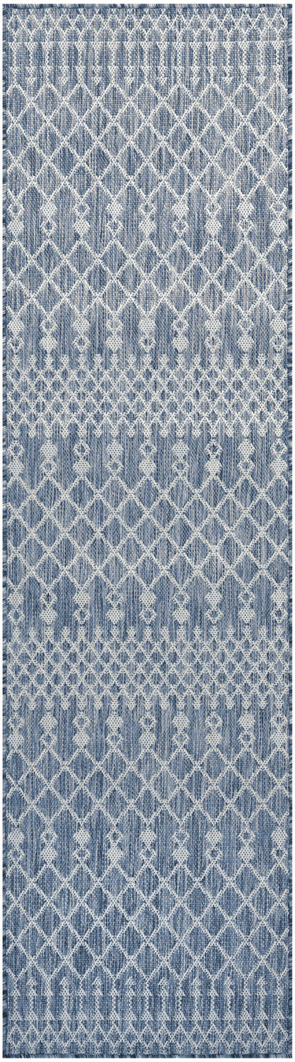 Nourison Home Positano POS02 Navy Blue Contemporary Power-loomed Rug