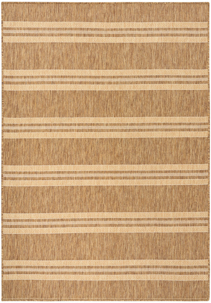 Nourison Home Horizon Indoor/Outdoor HOZ05 Natural Contemporary Power-loomed Rug