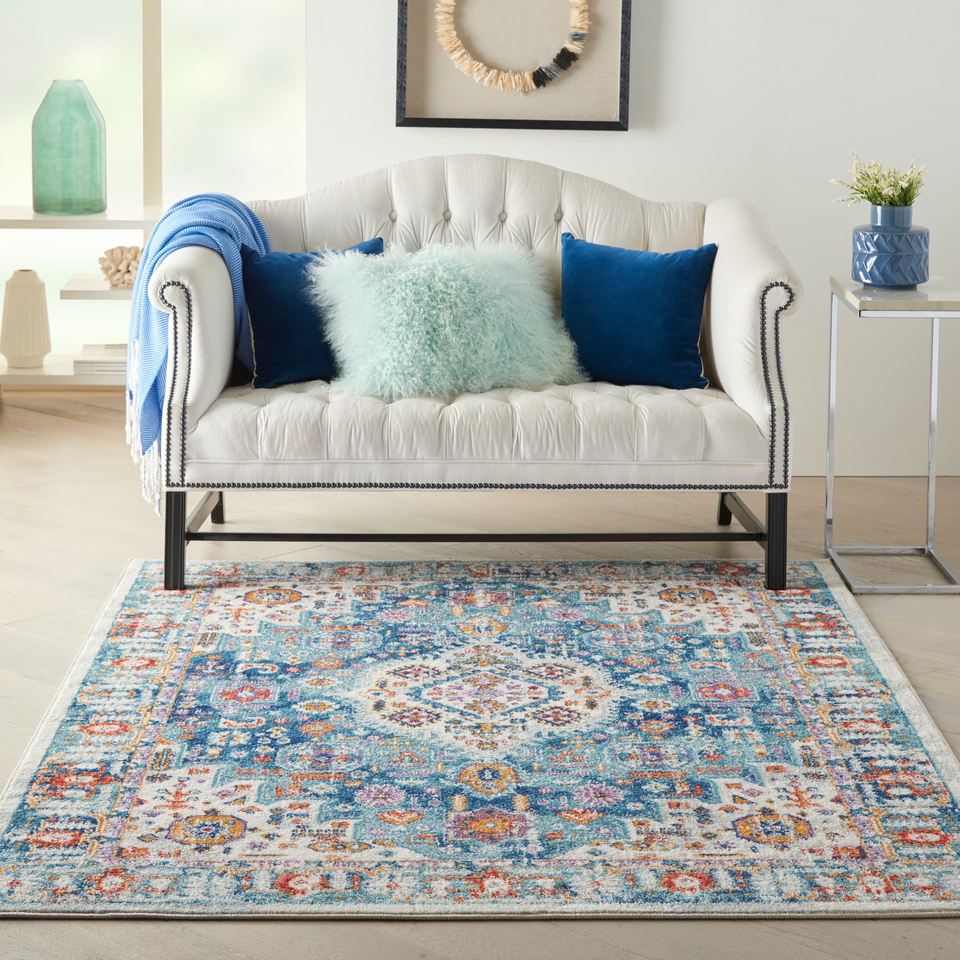 Nourison Home Passion  Ivory Multicolor  Transitional