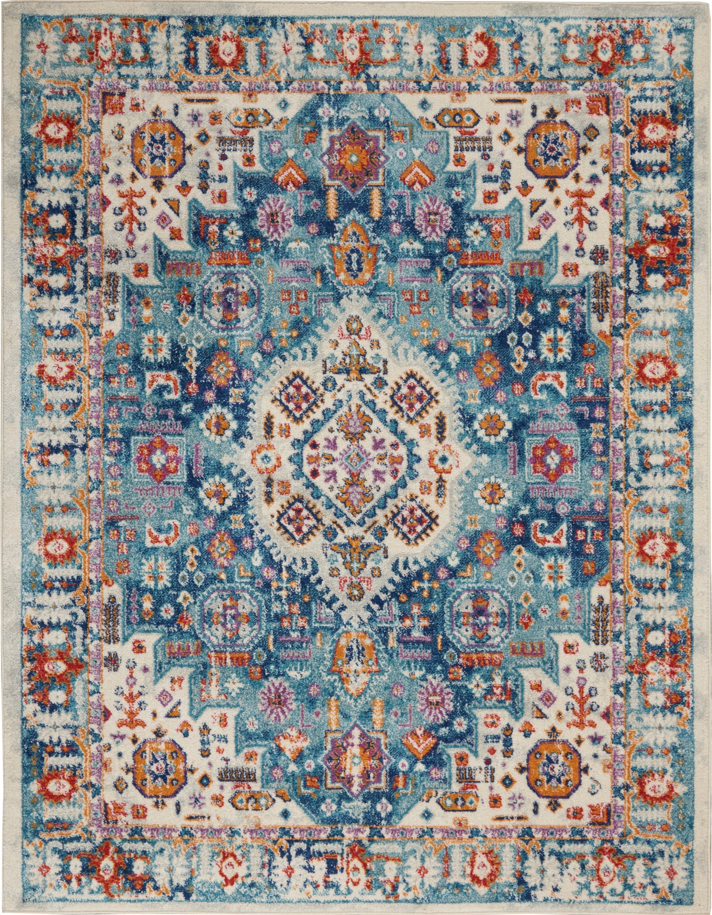 Nourison Home Passion  Ivory Multicolor  Transitional