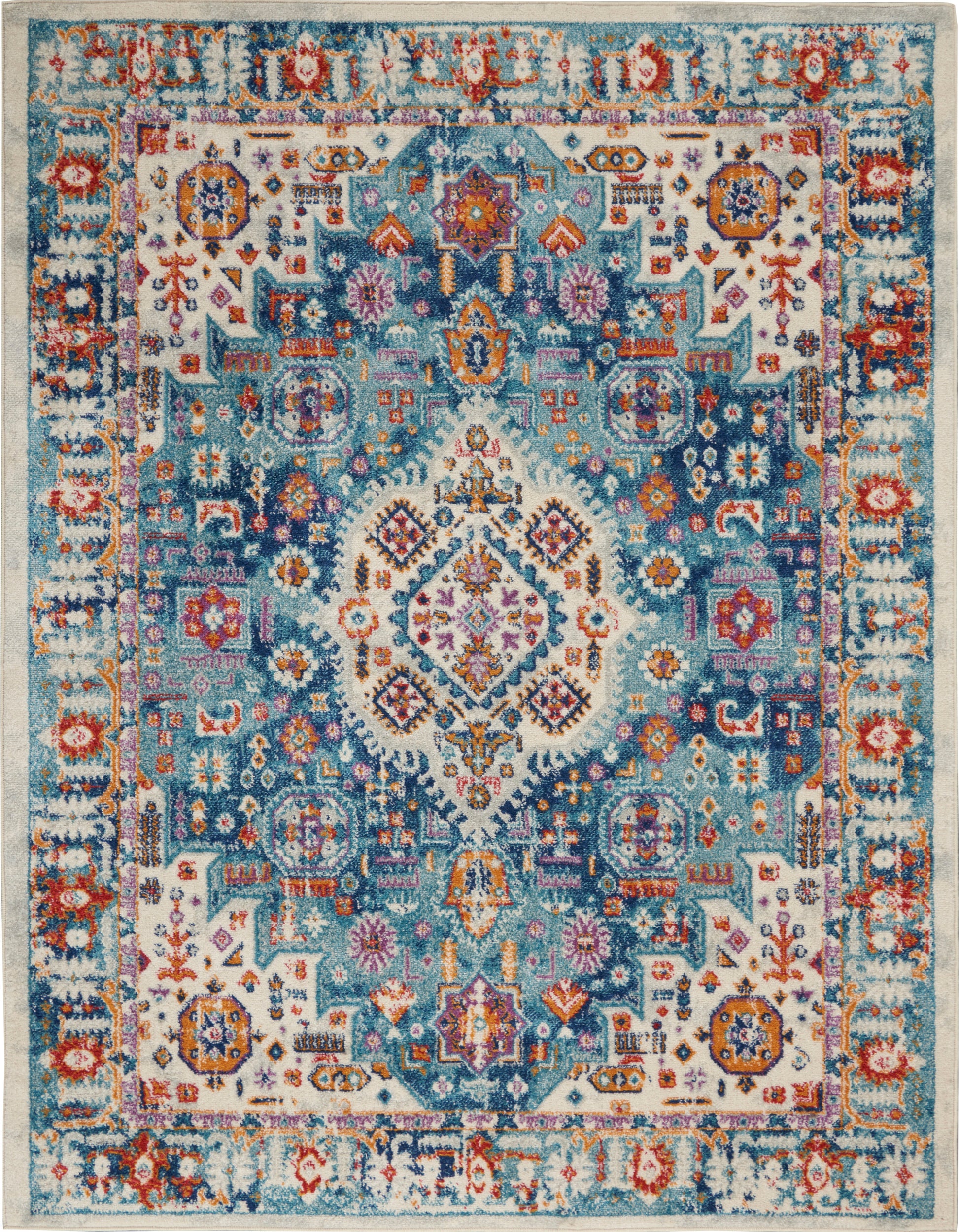 Nourison Home Passion  Ivory Multicolor  Transitional