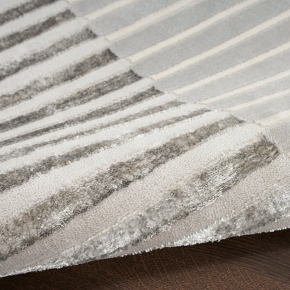 Nourison Home Splash  Silver Grey  Contemporary