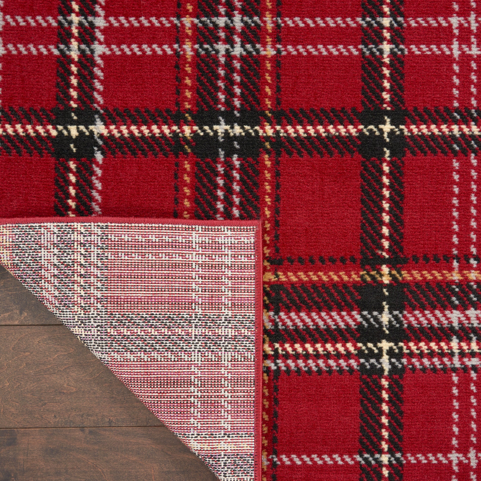 Nourison Home Grafix  Red  Contemporary