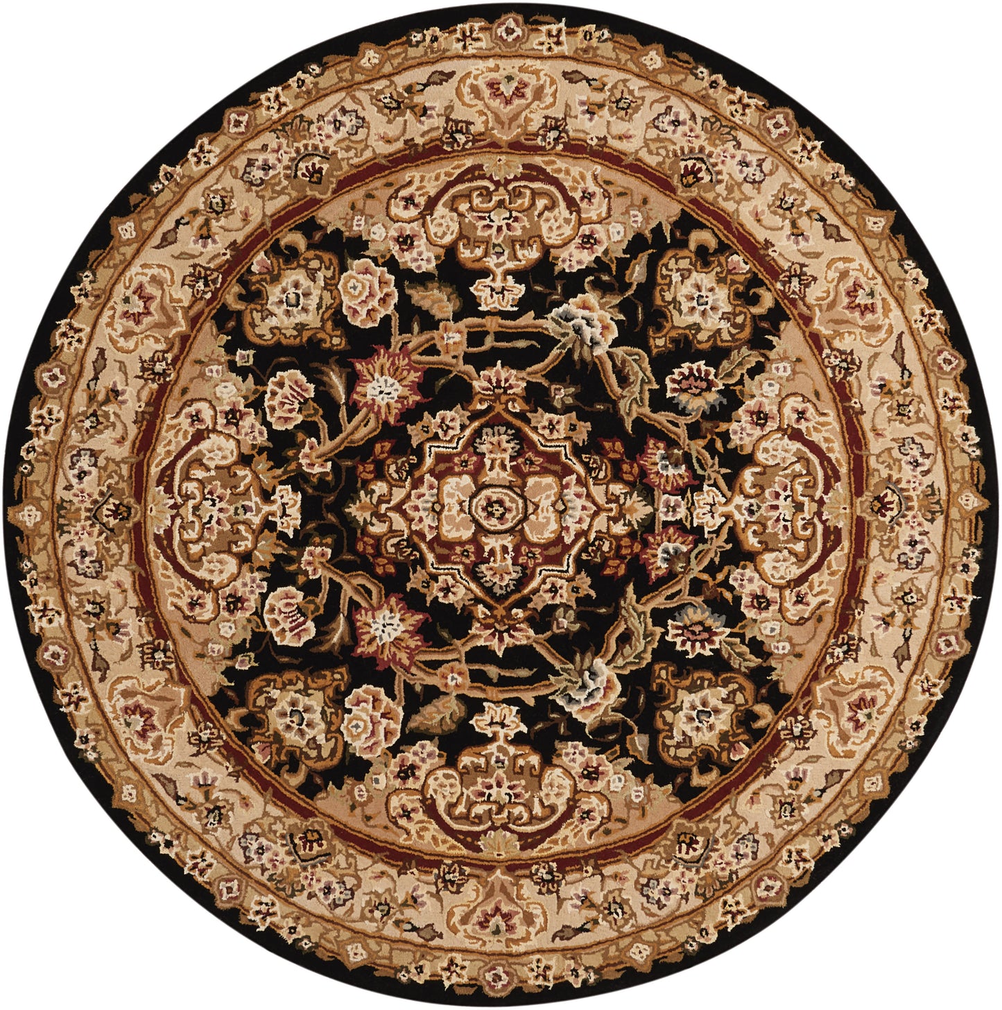 Nourison Home Nourison 2000 2028 Black Traditional Tufted Rug