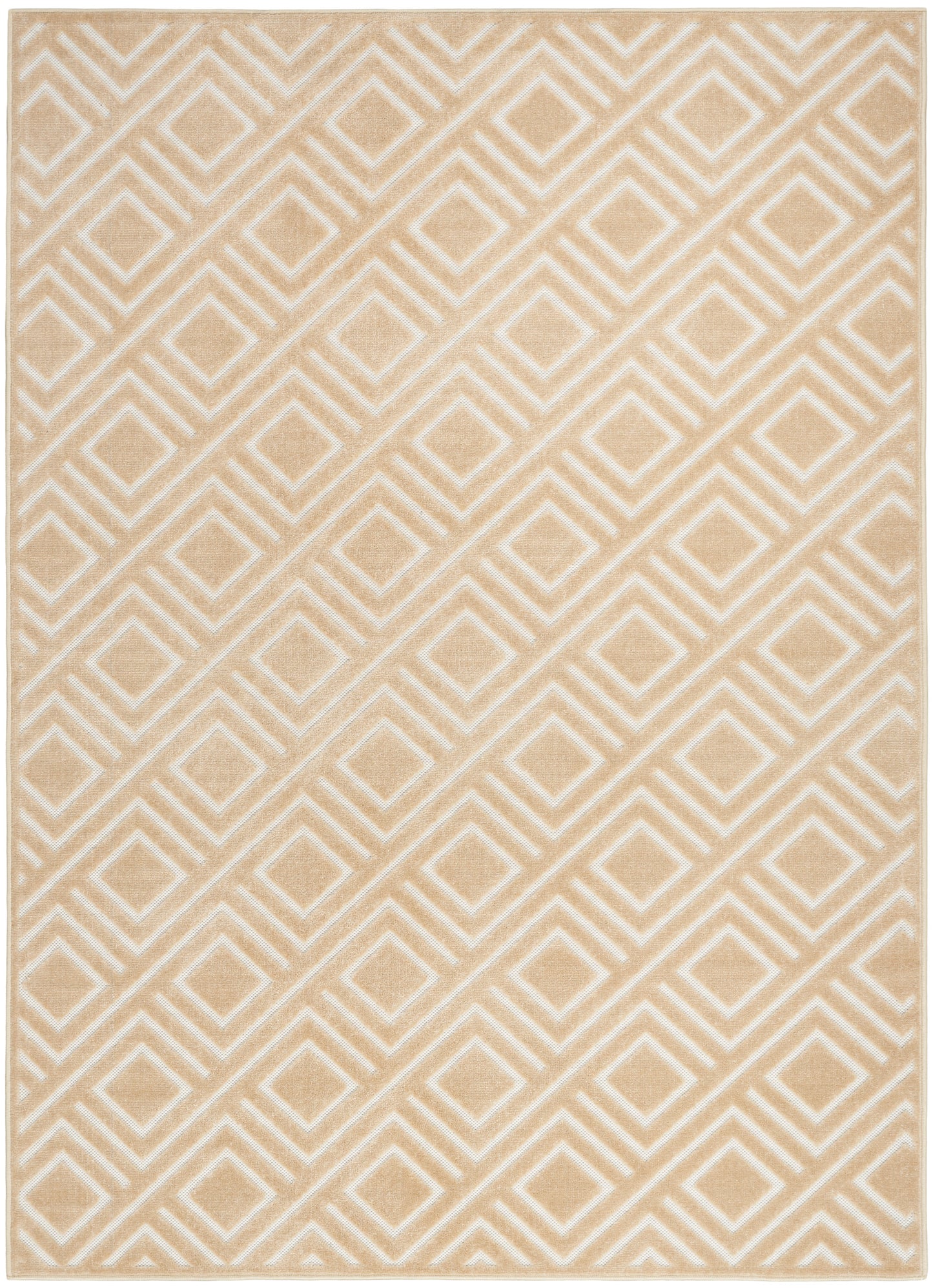 Nourison Home Care Free CAF03 Taupe Contemporary Loom-woven Rug