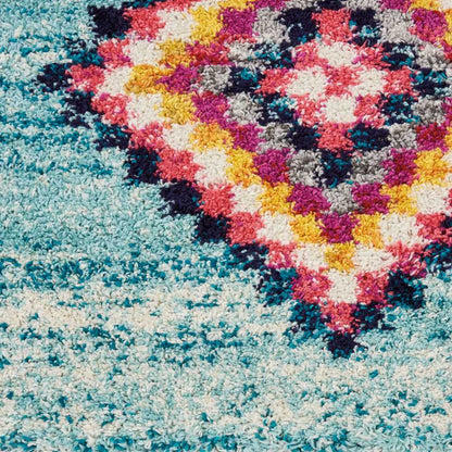 Nourison Home Nomad  Aqua  Transitional