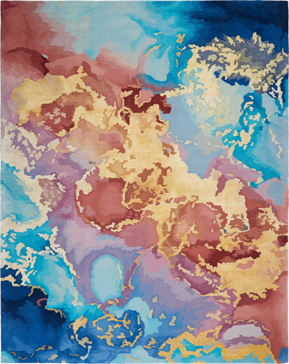 Nourison Home Prismatic PRS18 Multicolor Contemporary Hand Tufted Rug