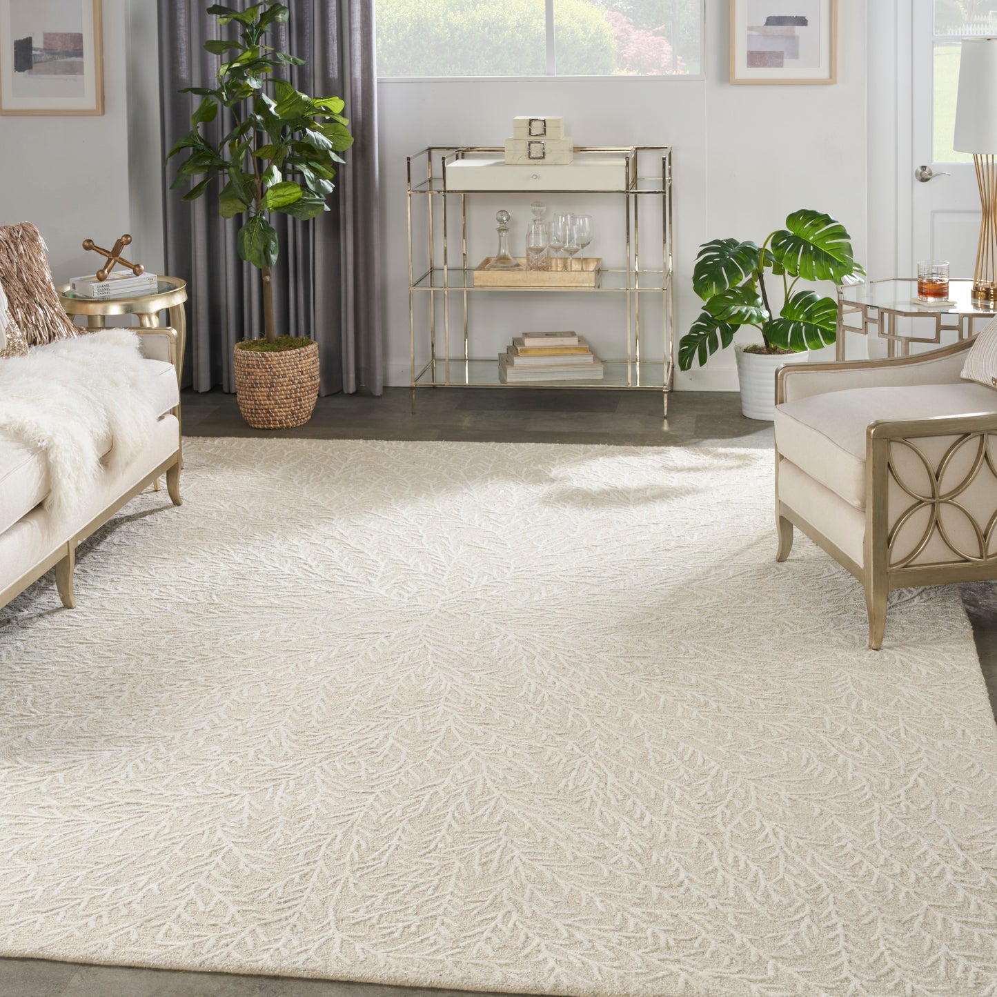 Michael Amini Ma30 Star  Ivory  Contemporary