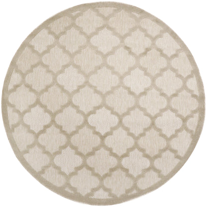 Nourison Home Easy Care NES01 Cream Contemporary Flat Weave Rug