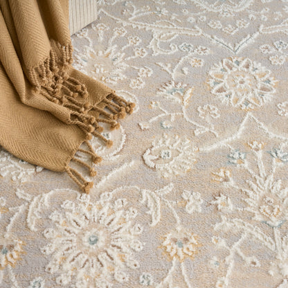 Nourison Home Isla  Light Grey  Traditional