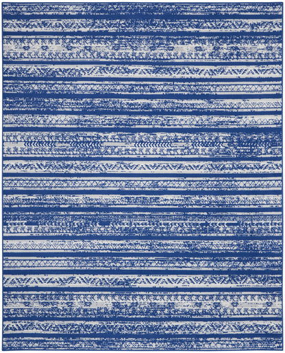 Nourison Home Whimsicle  Navy Ivory  Transitional