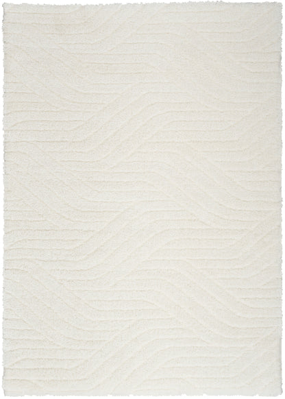 Calvin Klein Surfaces SFC01 Ivory Contemporary Power-loomed Rug