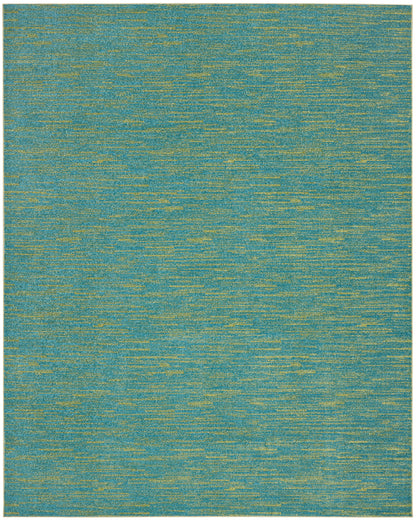 Nourison Home Nourison Essentials NRE01 Blue Green Contemporary Power-loomed Rug