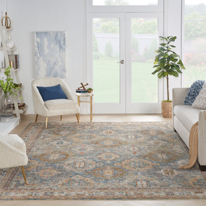 Nourison Home Sahar  Blue  Traditional