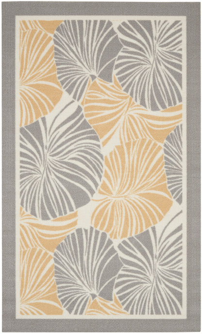 Waverly Sun N Shade SND87 Grey Contemporary Power-Loomed Rug