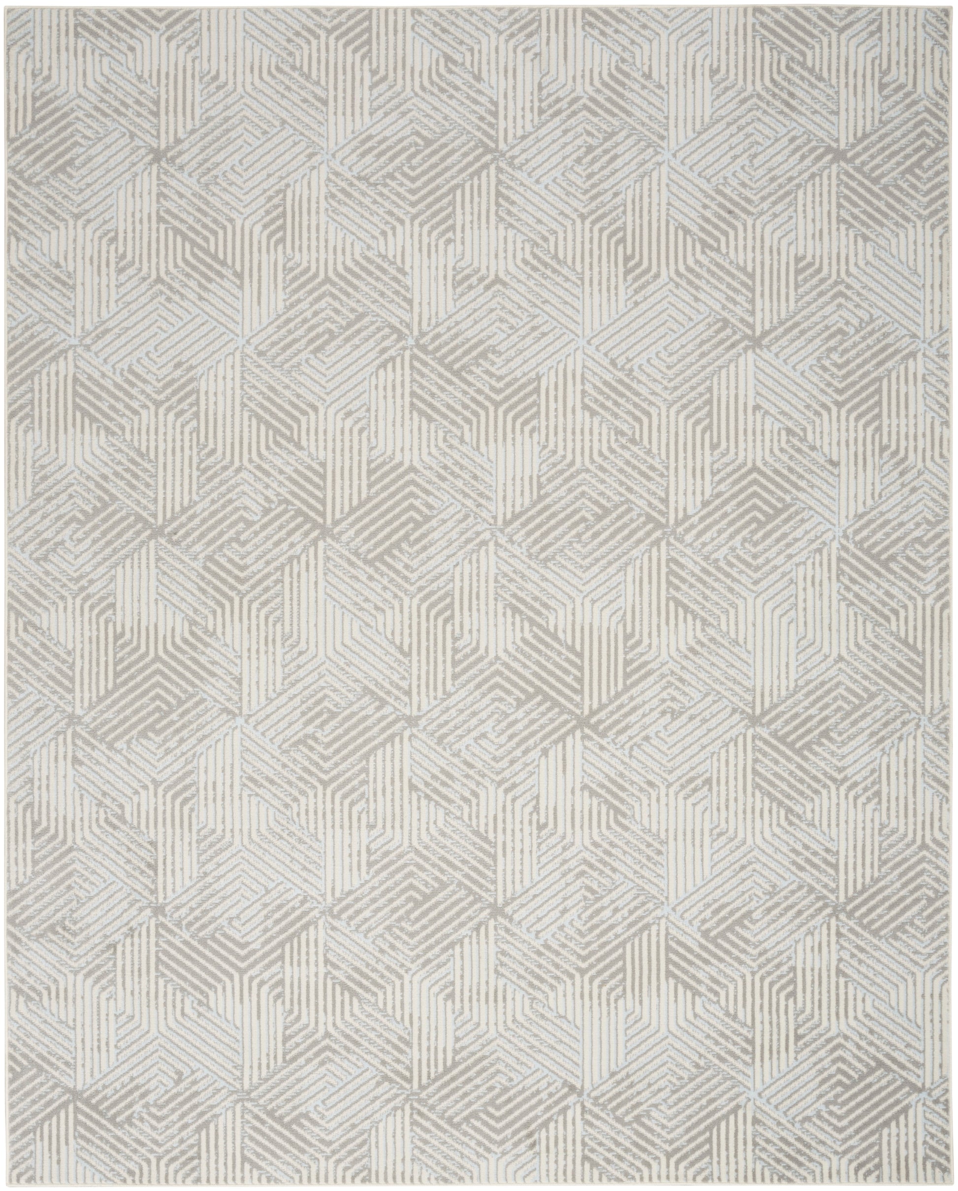 Nourison Home Grafix  Grey  Contemporary