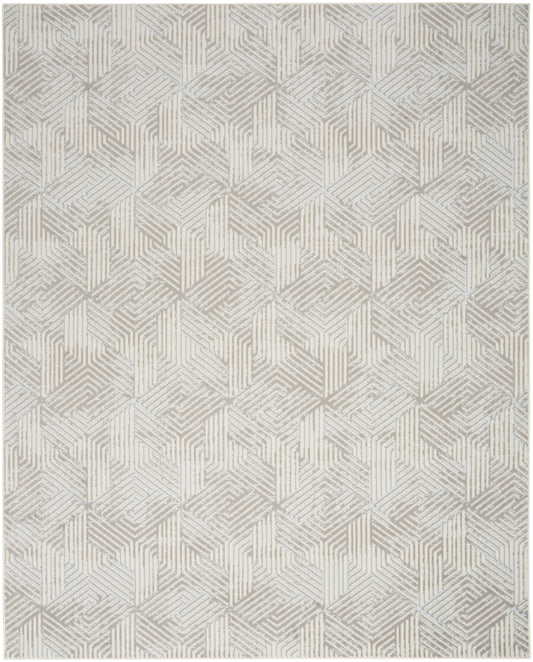 Nourison Home Grafix  Grey  Contemporary