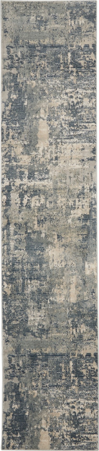 Nourison Home Quarry QUA04 Grey Beige Contemporary Power-loomed Rugs