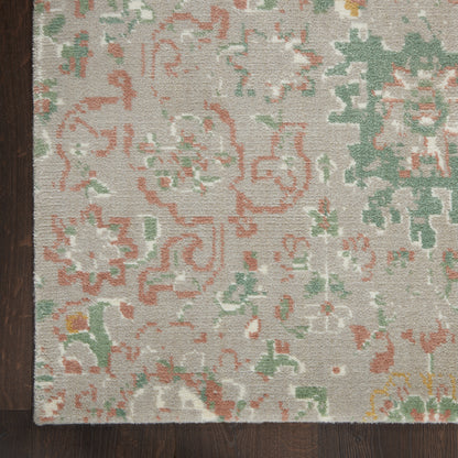 Nourison Home Twilight  Grey Multicolor  Transitional