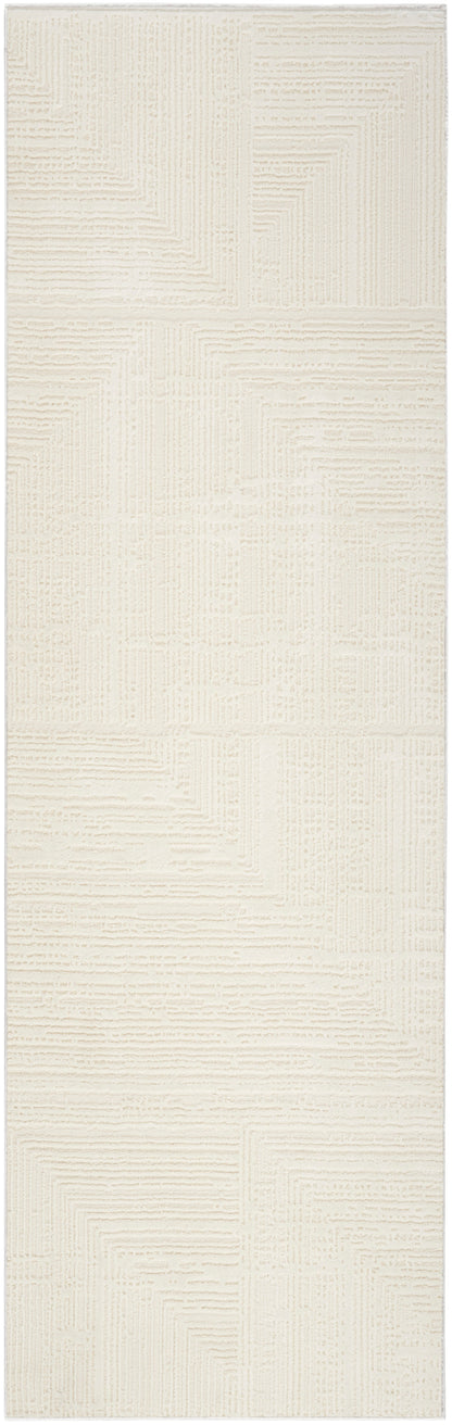 Nourison Home Sustainable Trends SUT07 Ivory Contemporary Power-loomed Rug