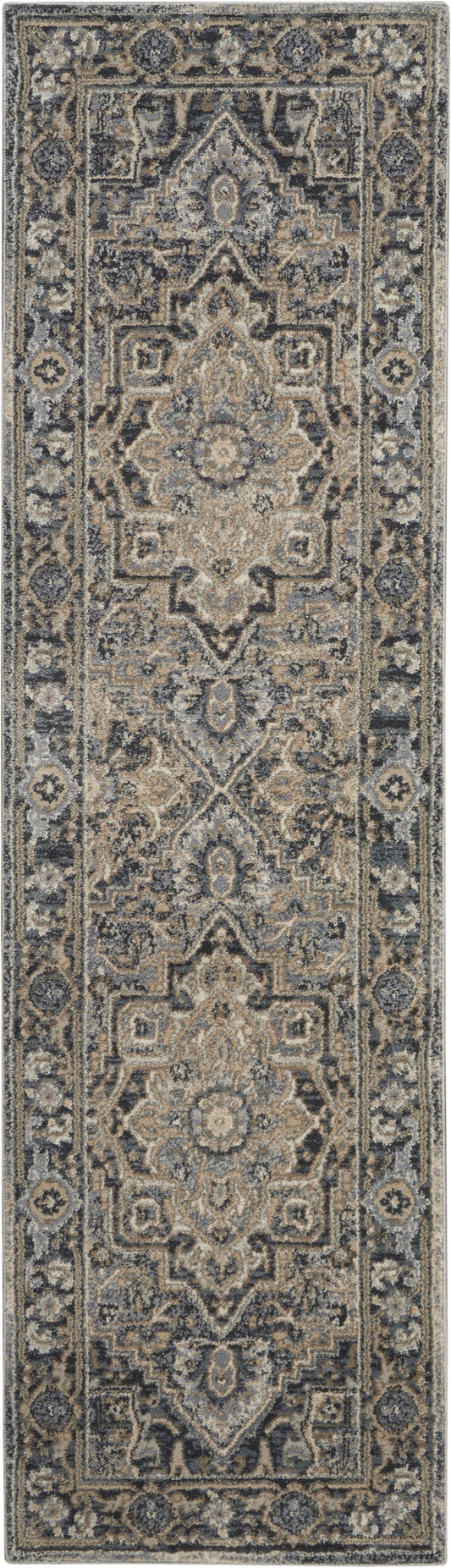 Nourison Home Moroccan Celebration  Navy  Traditional