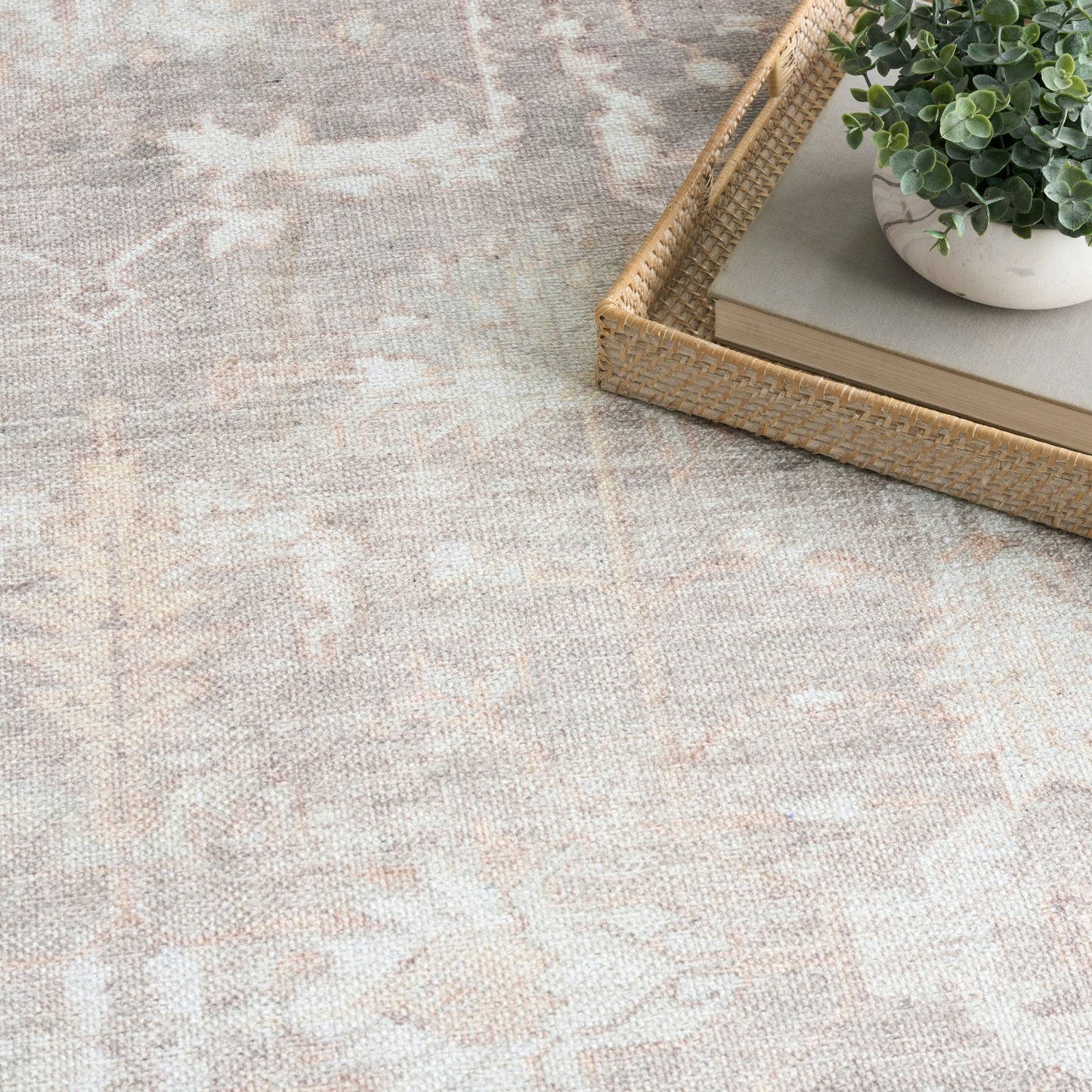 Nourison Home Vintage Washables  Grey  Traditional