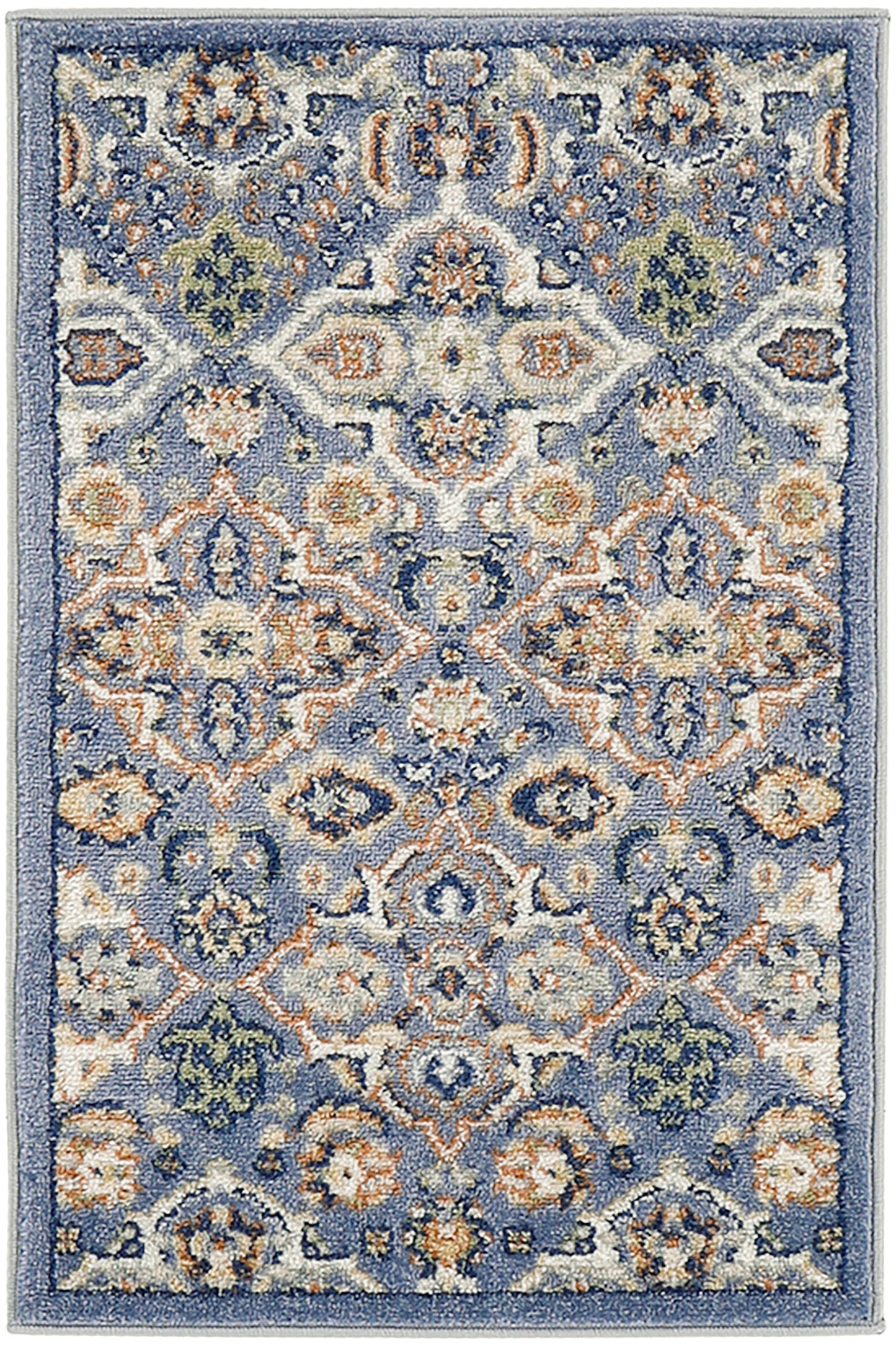 Nourison Home Allur ALR03 Light Blue Transitional Power-loomed Rug