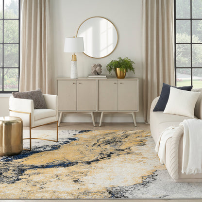 Nourison Home Passion  Ivory Multicolor  Contemporary